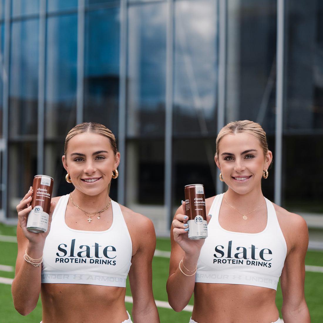 Haley and Hanna Cavinder “The Cavinder Twins” Invest in Protein Drink Brand Slate Milk